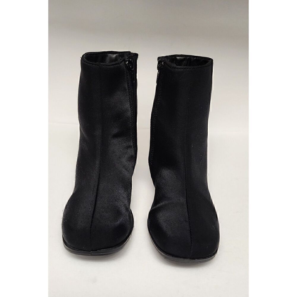 Women's Ankle Block Heel Booties Size US 7 Color Black - Picture 2 of 6